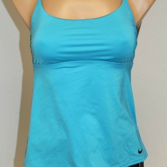 NWT Nike Swimsuit Swimwear 2pc set Sz S Tankini High Waist Bottom - Picture 1 of 7